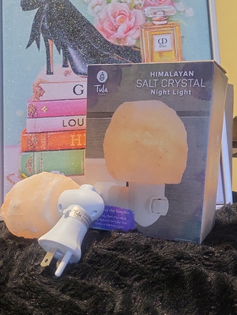 Tula Himalayan Salt Crystal Night Light